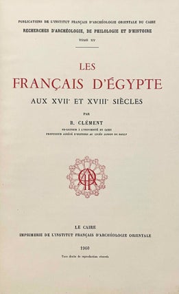 Les Français d'Égypte aux XVIIe et XVIIIe siècles[newline]M7511a-03.jpeg