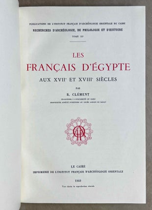 Les Français d'Égypte aux XVIIe et XVIIIe siècles[newline]M7511b-03.jpeg