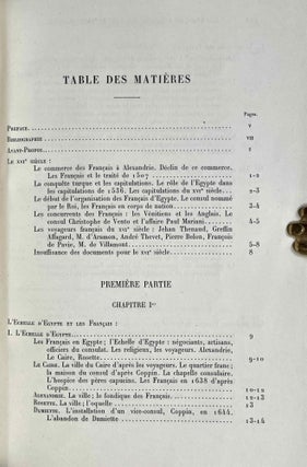Les Français d'Égypte aux XVIIe et XVIIIe siècles