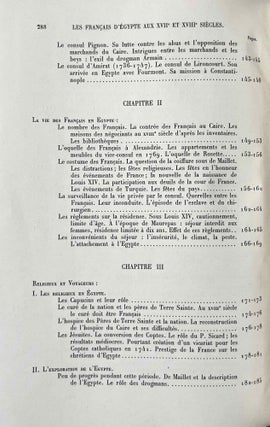 Les Français d'Égypte aux XVIIe et XVIIIe siècles