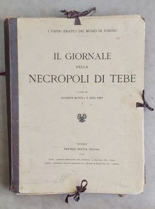 Item #M7512 Il giornale della necropoli de Tebe. I papiri ieratici del Museo di Torino (complete...[newline]M7512.jpeg