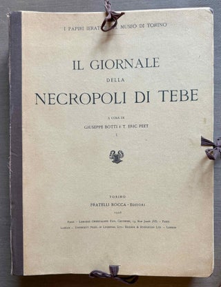 Item #M7512b Il giornale della necropoli di Tebe. I papiri ieratici del Museo di Torino (complete...