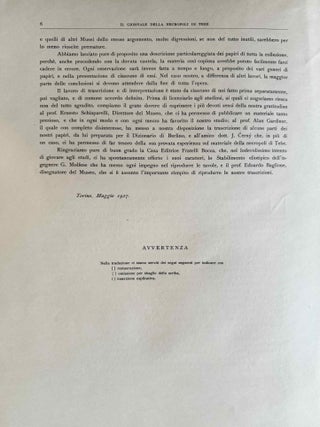 Il giornale della necropoli di Tebe. I papiri ieratici del Museo di Torino (complete in 3 parts)