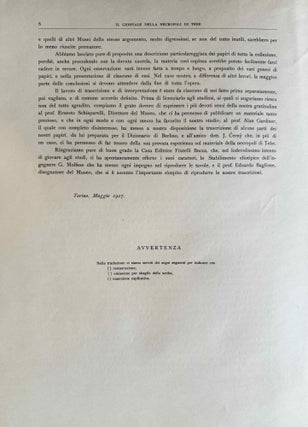 Il giornale della necropoli di Tebe. I papiri ieratici del Museo di Torino (complete in 3 parts)