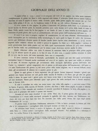 Il giornale della necropoli di Tebe. I papiri ieratici del Museo di Torino (complete in 3 parts)