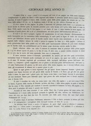 Il giornale della necropoli di Tebe. I papiri ieratici del Museo di Torino (complete in 3 parts)