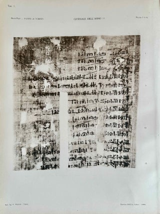 Il giornale della necropoli di Tebe. I papiri ieratici del Museo di Torino (complete in 3 parts)