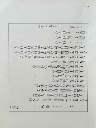 Il giornale della necropoli di Tebe. I papiri ieratici del Museo di Torino (complete in 3 parts)