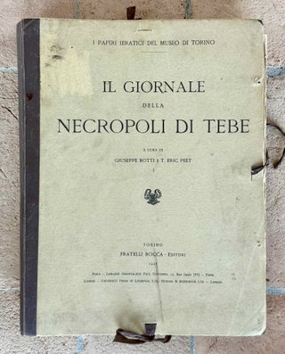 Item #M7512c Il giornale della necropoli di Tebe. I papiri ieratici del Museo di Torino (complete...