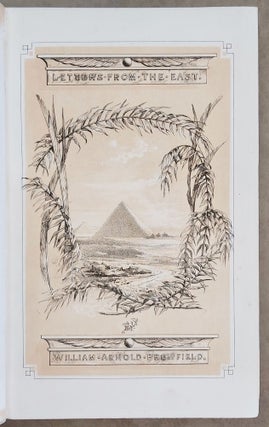 Item #M7540 Letters from Egypt and Syria. BROMFIELD William Arnold[newline]M7540.jpeg