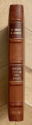 Item #M7542 Nubische Texte im Kenzi-Dialekt. JUNKER Hermann - SCHÄFER Heinrich[newline]M7542-00.jpeg
