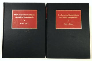Item #M7547 The Canonical Lamentations of Ancient Mesopotamia. 2 volumes (complete set). COHEN...[newline]M7547.jpeg