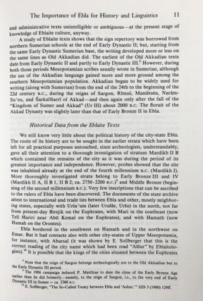 Eblaitica: Essays on the Ebla Archives and Eblaite Language. Volumes I, II, III & IV (complete set)[newline]M7549-13.jpeg