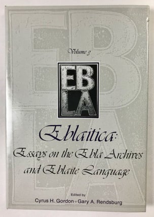 Eblaitica: Essays on the Ebla Archives and Eblaite Language. Volumes I, II, III & IV (complete set)[newline]M7549-15.jpeg