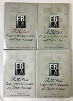 Item #M7549 Eblaitica: Essays on the Ebla Archives and Eblaite Language. Volumes I, II, III & IV...[newline]M7549.jpeg