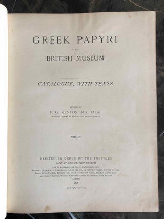 Greek Papyri in the British Museum. Vol. II: Catalogue, with texts[newline]M7554-03.jpeg