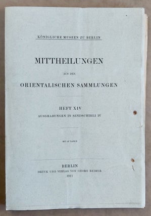 Ausgrabungen in Sendschirli. I: Einleitung und Inschriften. II: Ausgrabungsbericht und Architektur.[newline]M7565-19.jpeg