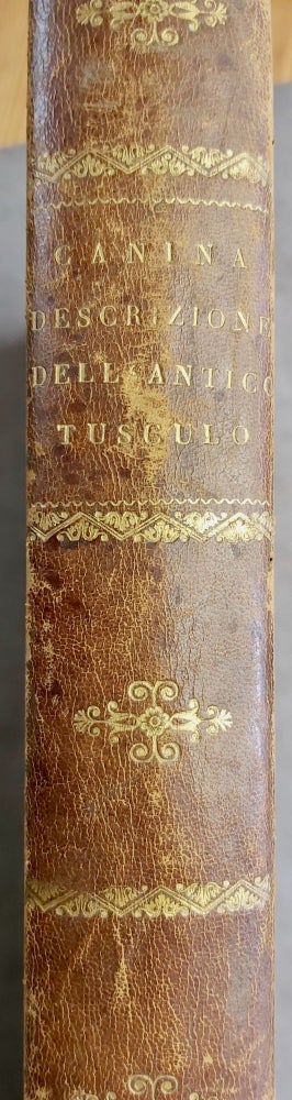 Item #M7577 Descrizione dell' antico Tusculo. CANINA Luigi.[newline]M7577.jpeg