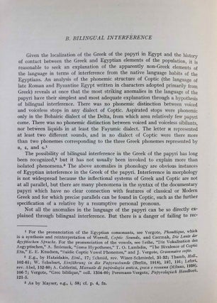 A Grammar of the Greek papyri of the Roman and Byzantine periods. Vol. I: Phonology. Vol. II: Morphology (complete set)[newline]M7582-11.jpeg