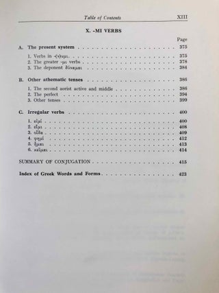 A Grammar of the Greek papyri of the Roman and Byzantine periods. Vol. I: Phonology. Vol. II: Morphology (complete set)[newline]M7582-19.jpeg