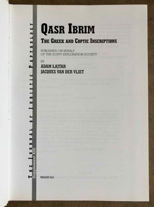 Qasr Ibrim. The Greek and Coptic Inscriptions.