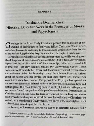 Greetings in the Lord. Early Christians in the Oxyrhynchus Papyri.[newline]M7593-05.jpeg