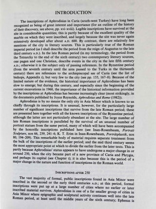 Aphrodisias in late antiquity. The late Roman and Byzantine inscriptions.