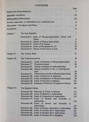 Aphrodisias and Rome. Documents from the Excavation of the Theatre at Aphrodisias Conducted by Professor Kenan T. Erim, Together with Some Related Texts.[newline]M7595-03.jpeg