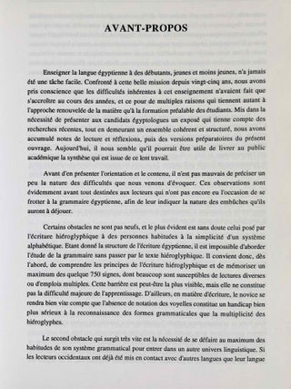 Grammaire raisonn&eacute;e de l'&eacute;gyptien classique[newline]M7598-03.jpeg