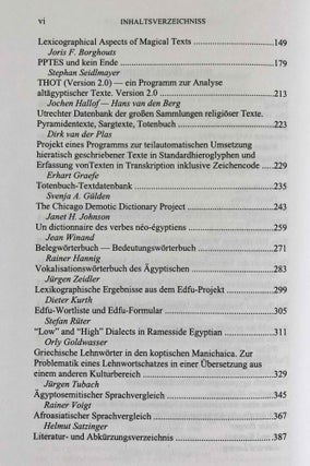 Textcorpus und Wörterbuch. Aspekte zur Ägyptischen Lexikographie.[newline]M7599-04.jpeg