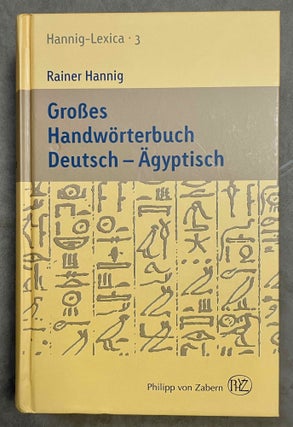 Item #M7601a Die Sprache der Pharaonen. Grosses Handwörterbuch Deutsch-Ägyptisch &...[newline]M7601a-00.jpeg