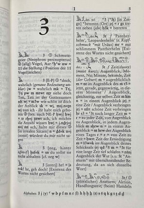 Die Sprache der Pharaonen. Grosses Handwörterbuch Deutsch-Ägyptisch & Ägyptisch-Deutsch. 2 volumes (complete set)