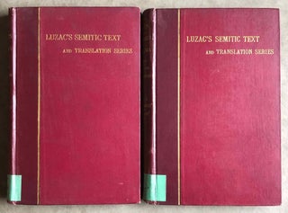 The Devils and Evil Spirits of Babylonia, being Babylonian and Assyrian Incantations against the Demons, Ghouls, Vampires, Hobgoblins, Ghosts, and Kindred Evil, Spirits, which attack Mankind. Translate from the original cuneiform texts, with Transliterations, Vocabulary, Notes, etc.In 2 vols / In 2 Bänden: Vol. 1: Evil Spirits. Vol. 2: Fever Sickness and Headache