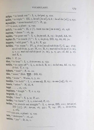 The Devils and Evil Spirits of Babylonia, being Babylonian and Assyrian Incantations against the Demons, Ghouls, Vampires, Hobgoblins, Ghosts, and Kindred Evil, Spirits, which attack Mankind. Translate from the original cuneiform texts, with Transliterations, Vocabulary, Notes, etc.In 2 vols / In 2 Bänden: Vol. 1: Evil Spirits. Vol. 2: Fever Sickness and Headache