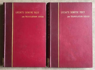 The Reports of the Magicians and Astrologers of Nineveh and Babylon in the British Museum. The original Texts, printed in Cuneiform Characters, edited with Translations, Notes, Vocabulary, Index, and an Introduction. Vol. 1: The cuneiform texts. Vol. 2: English translations, vocabulary (complete set)