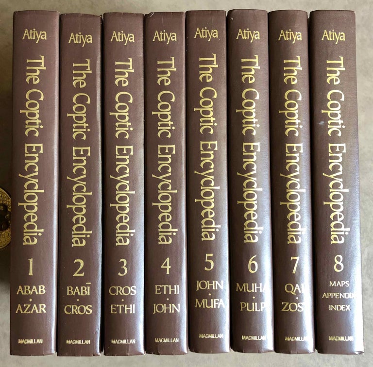Item #M7609 The Coptic Encyclopedia, 8 volumes (complete set). ATIYA Aziz S.[newline]M7609.jpeg