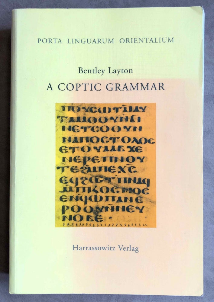 Item #M7611 A Coptic Grammar with Chrestomathy and Glossary, Sahidic Dialect. LAYTON Bentley.[newline]M7611.jpeg
