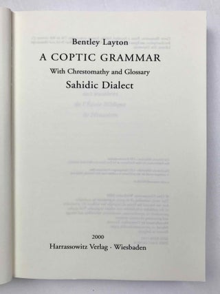A Coptic Grammar with Chrestomathy and Glossary, Sahidic Dialect[newline]M7611a-01.jpeg