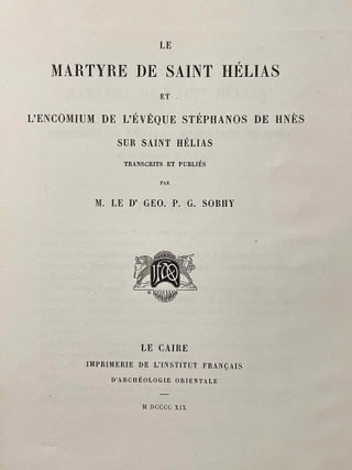 Le Martyre de Saint Hélias, et l'Encomium de l'évèque Stéphanos de Hnès sur Saint Hélias[newline]M7613-04.jpeg