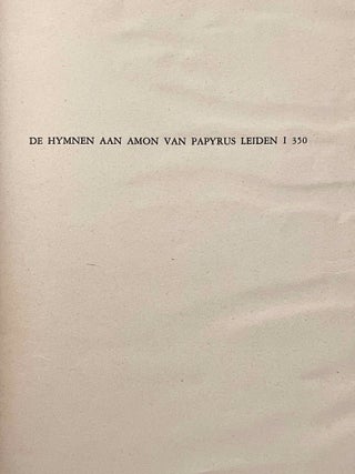 De hymnen aan Amon van Papyrus Leiden I, 350[newline]M7615-02.jpeg