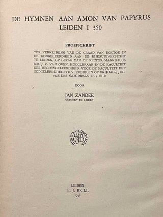 De hymnen aan Amon van Papyrus Leiden I, 350[newline]M7615-06.jpeg