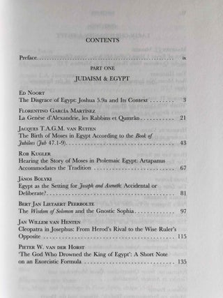 Ancient Judaism and Early Christianity. The Wisdom of Egypt. Jewish, Early Christian, and Gnostic Essays in Honour of Gerard P. Luttikhuizen.[newline]M7619-03.jpeg