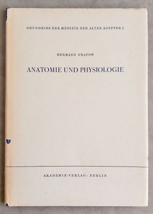 Item #M7634a Anatomie und Physiologie. GRAPOW Hermann[newline]M7634a.jpeg