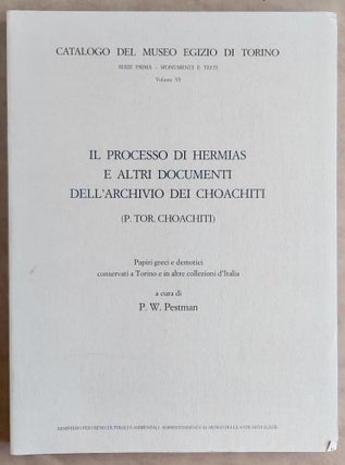 Item #M7635 Il processo di Hermias e altri documenti dell'archivio dei choachiti (P. Tor....[newline]M7635.jpeg