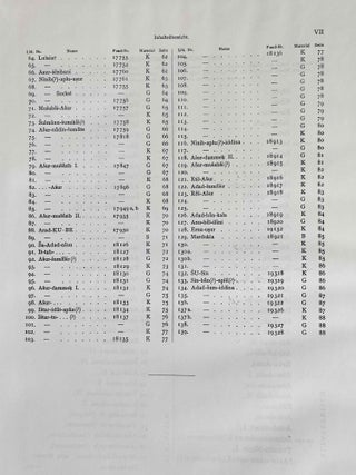 Die Stelenreihen in Assur