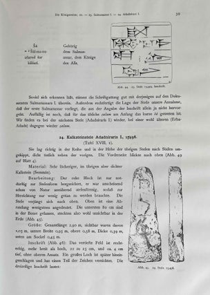 Die Stelenreihen in Assur