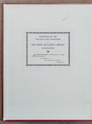 Catalogue of the Greek and Latin Papyri in the John Rylands' Library. Vol. I: Literary texts (Nos. 1 - 61). Vol. II: Documents of the Ptolemaic and Roman Periods (Nos. 62 - 456). Vol. III: Theological and literary texts (Nos. 457 - 551). Vol. IV: Documents of the Ptolemaic, Roman and Byzantine periods (Nos. 552 - 717) (complete set of 4 volumes)[newline]M7638-11.jpeg