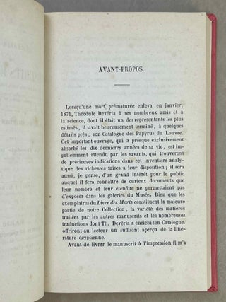 Catalogue des manuscrits &eacute;gyptiens &eacute;crits sur papyrus, toile, tablettes et ostraca en caract&egrave;res hi&eacute;roglyphiques, hi&eacute;ratiques, d&eacute;motiques, grecs, coptes, arabes et latins qui sont conserv&eacute;s au mus&eacute;e &eacute;gyptien du Louvre
