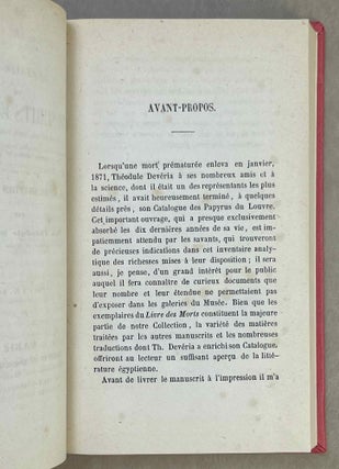 Catalogue des manuscrits égyptiens écrits sur papyrus, toile, tablettes et ostraca en caractères hiéroglyphiques, hiératiques, démotiques, grecs, coptes, arabes et latins qui sont conservés au musée égyptien du Louvre