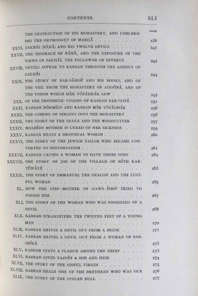 The Histories of Rabban Hormizd the Persian and Rabban Bar-Idta: The Syriac Texts edited with English Translations. Vol. I: The Syriac texts. Vol. II part 1: English translations. Vol. II part 2: The metrical life of Rabban Hormizd by mar Sergius of Adhorbaijan (complete set of 3 volumes)